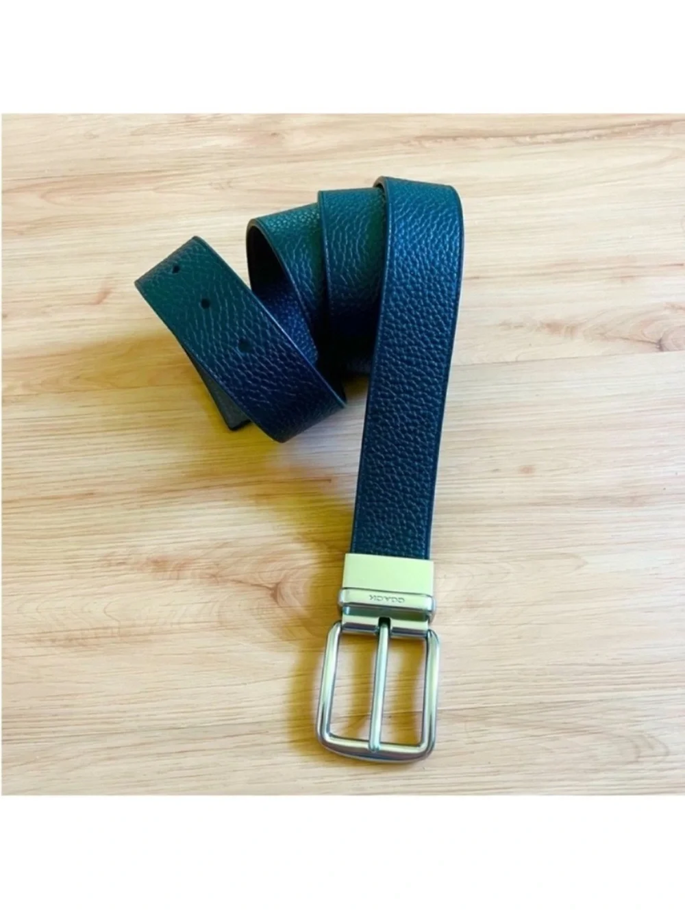 Coach Harness Buckle Cut To Size Reversible Belt, 38 Mm